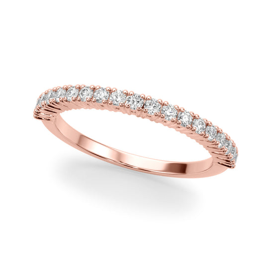 Shared Prong Wedding Band for Women